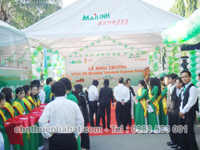 Nhà Bạt - Mai Linh Express khai trương xe Huyndai