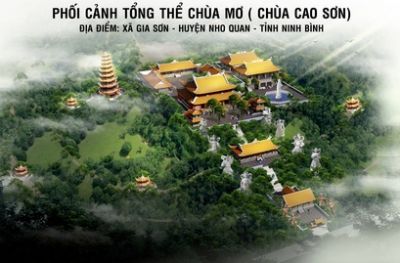 Cho thuê nhà bạt và Lễ Khởi công xây dựng chính điện chùa Cao Sơn
