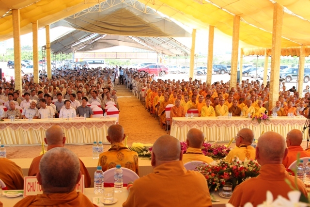 Cho thuê nhà bạt trong Lễ Khởi công trường TC Phật học Quảng Trị